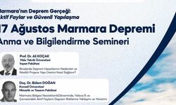 17 Ağustos’ta Yalova’da Deprem Semineri