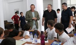 Başkan Yele Yaz Kur’an Kursu Öğrencileriyle Buluştu