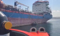 Yalova Açıklarında Arızalanan Tanker Güvenle Demirletildi