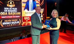 Cemil Demiryürek’e 25 Yılın En Başarılı YTSO Başkanı Ödülü