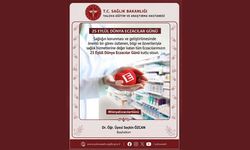 Başhekim Özcan’dan Dünya Eczacılar Günü Mesajı