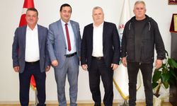Başkan Arslan Misafirlerini Makamında Ağırladı