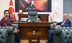 Vali Usta’dan Başhekim Özcan’a İadeiziyaret