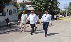 Gürel, Dere Mahallesi’ndeki Çalışmaları Yerinde İnceledi