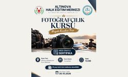 Altınova’da Fotoğrafçılık Kursu İçin Kayıtlar Başladı