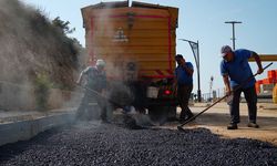 Armutlu’da Kaplıca Caddesi’nde Asfaltlama Çalışmaları Başladı