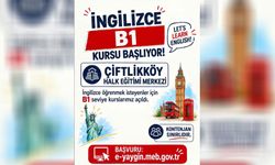 Çiftlikköy’de B1 Seviye İngilizce Kursu Başlıyor