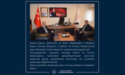 Tuncay Mülayım’dan İl Kültür ve Turizm Müdürlüğüne Ziyaret