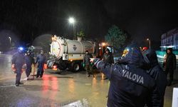 Yalova Belediyesi’nden Yağış Seferberliği