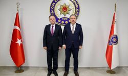 Rektör Bahçekapılı’dan Emniyet Müdürü Topcan’a Ziyaret