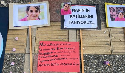 Narin Güran'ın Cinayeti Kadınlar Tarafından Protesto Edildi