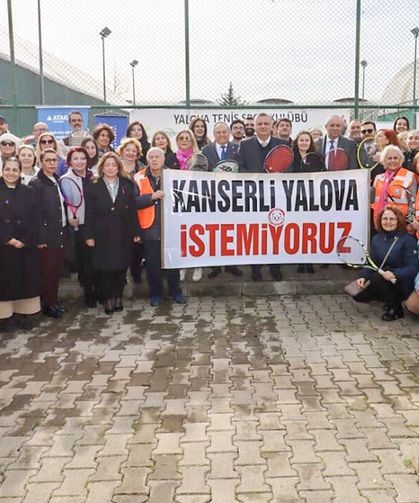Kansere Farkındalık İçin Tenis Oynadılar