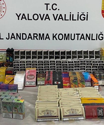 Yalova’da Kaçak Tütün Operasyonu: Binlerce Ürün Ele Geçirildi