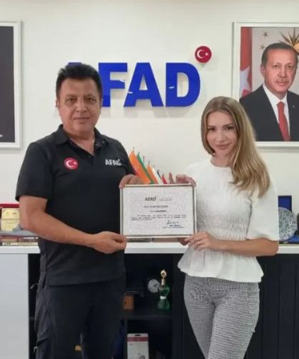 Otilia AFAD Eğitimine Katıldı