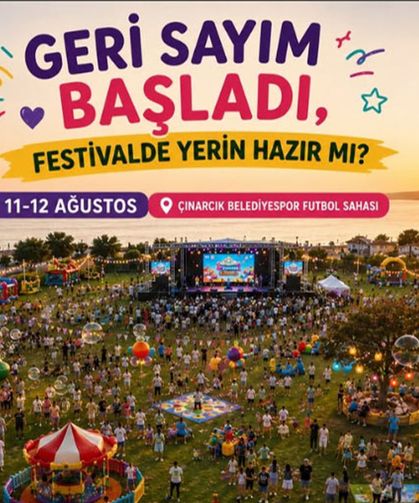 Çınarcık'ta Yaşam Çınarı Çocuk Festivali İçin Geri Sayım Başladı