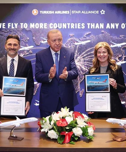 Türk Hava Yolları, Boeing'le Anlaşma İmzaladı