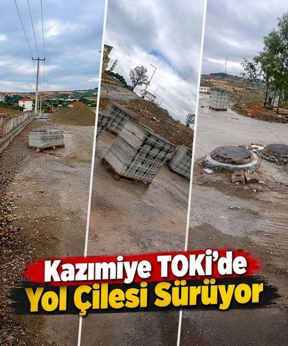 Kazımiye TOKİ’de Yol Çilesi Sürüyor