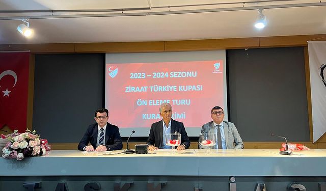 Ziraat Türkiye Kupası 1. Eleme Turu Kura Çekimi 19 Eylül'de