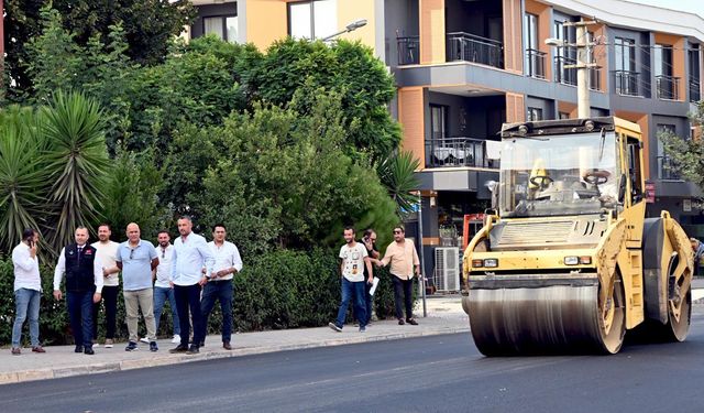 Rahmi Üstel Caddesi’ndeki Asfalt Yenileniyor