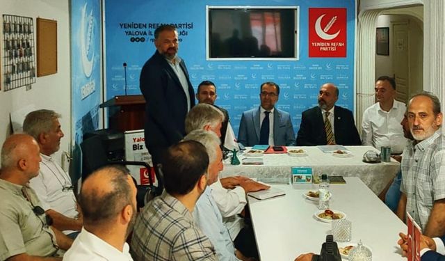 Yeniden Refah Partisi Genel Başkan Yardımcısı Gül, Yalova Teşkilatını Ziyaret Etti
