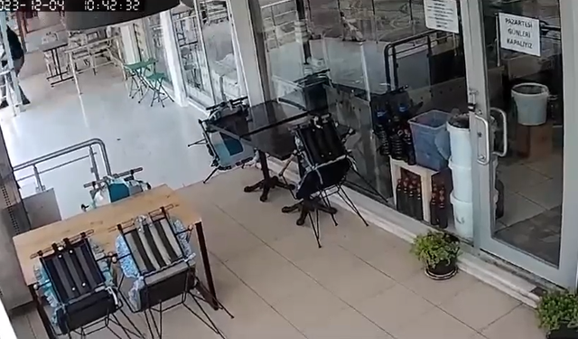 Deprem Anı Güvenlik Kameralarında