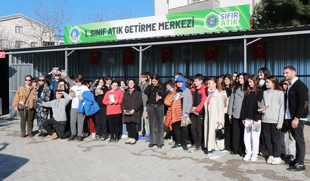 Çiftlikköy’de 150 Öğrenci Sıfır Atık Merkezini Gezdi
