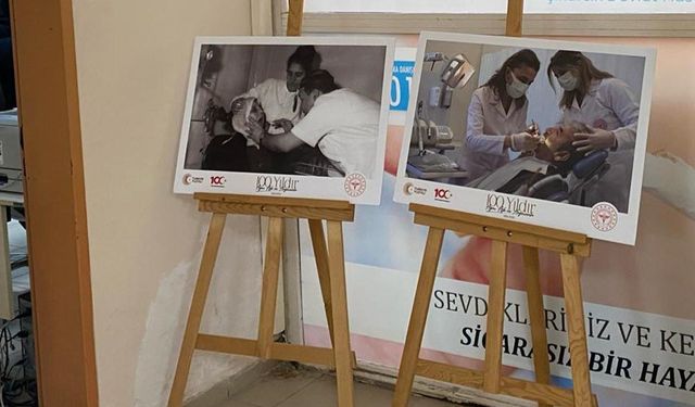 "100 Yıldır Aynı Aşk, Aynı Heyecan" Temalı Resim Sergisi Hastanelerde Sergileniyor
