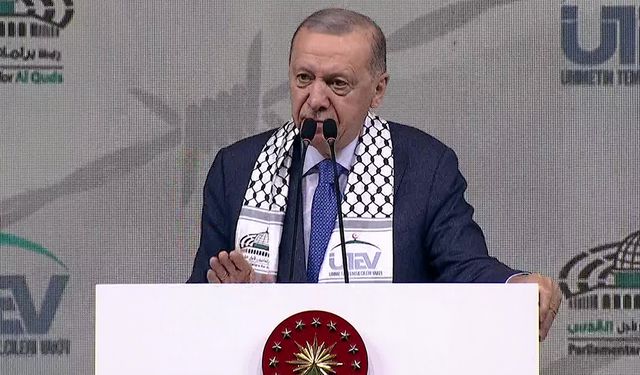 Cumhurbaşkanı Erdoğan: ''Filistin halkı ağır bir zulme maruz kalıyor''