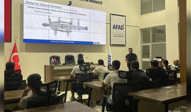 AFAD'dan Depremde Arama Kurtarma Eğitimi