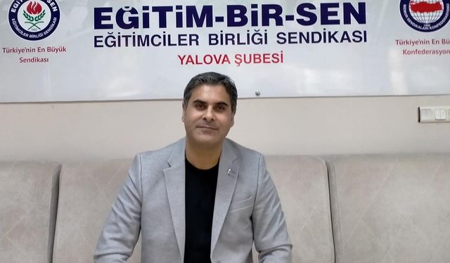 EBS Yalova Şube Başkanı Kotçioğlu; “Zilletin İhanetini İzzetin Direnişiyle Ezdik”