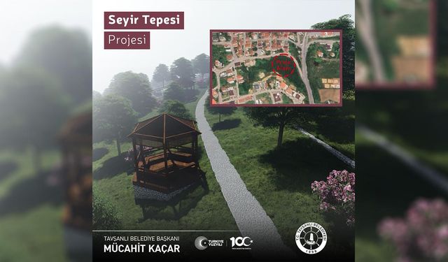 Tavşanlı’da Seyir Tepesi İle Yeni Bir Yaşam Alanı