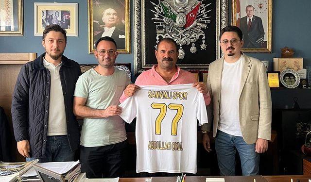 Samanlıspor Yönetiminden Okul’a Ziyaret