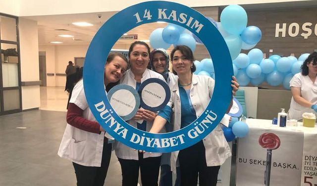 Hastanede Dünya Diyabet Günü Etkinliği