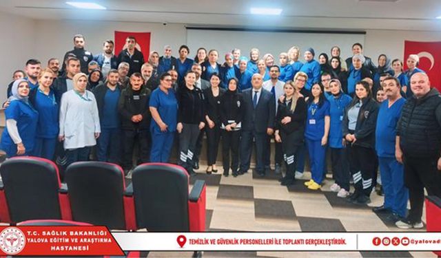 Temizlik ve Güvenlik Personeline Toplantı Düzenlendi