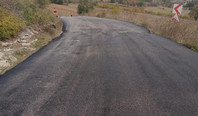 Aktoprak Köyü’nde Yollar Yenileniyor