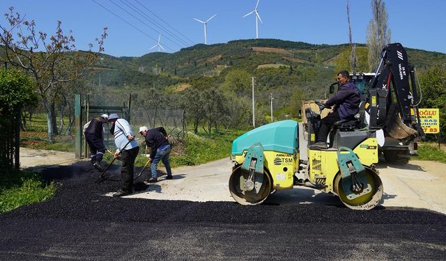 Armutlu’da Asfalt Yenileme Çalışması