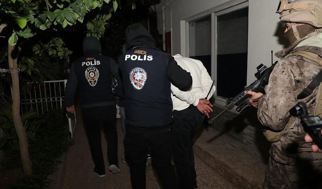 Yalova dahil 20 ilde 182 şüpheli yakalandı