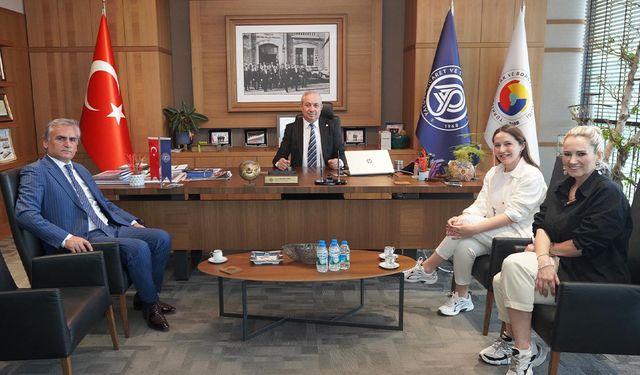 Mohti Otel & Alibaba Vip Lounge Halkla İlişkiler Sorumluları, YTSO'yu Ziyaret Etti