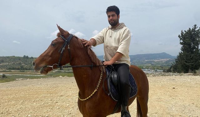 Atla giderken 'alkollü araç kullanmak'tan ceza yedi