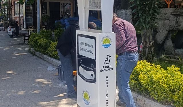 Çınarcık'ta Yeni Engelli Şarj İstasyonu Kuruldu