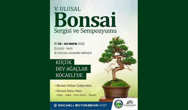 Yalova Bonsai Müzesi Kocaeli’de Görücüye Çıkıyor