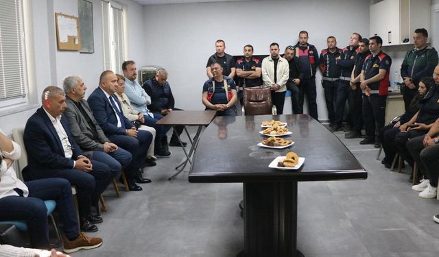 Başkan Avni Kurt’tan İtfaiye Müdürlüğü’ne Ziyaret