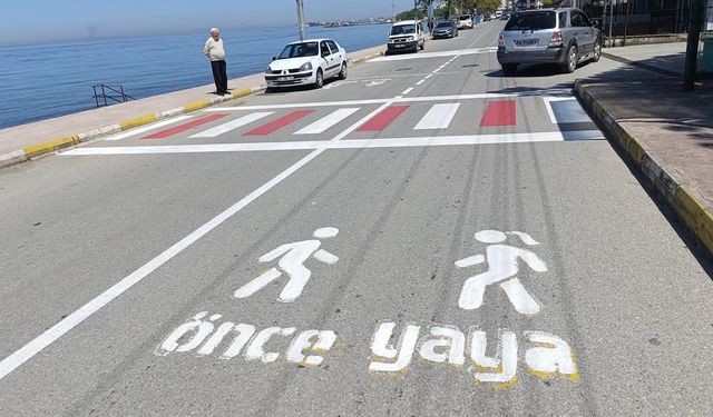 Çınarcık Belediyesi Yaya Güvenliği İçin Harekete Geçti