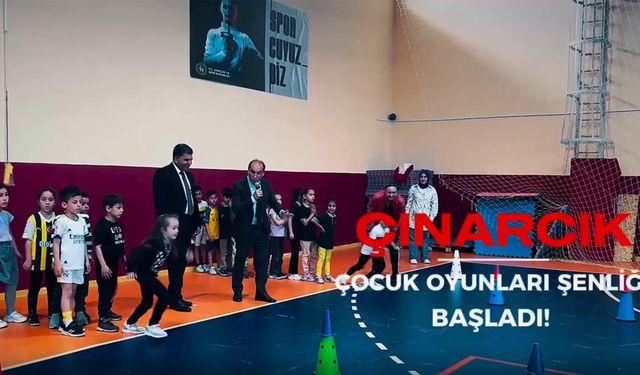 Çınarcık’ta Çocuk Oyunları Şenliği Başladı!