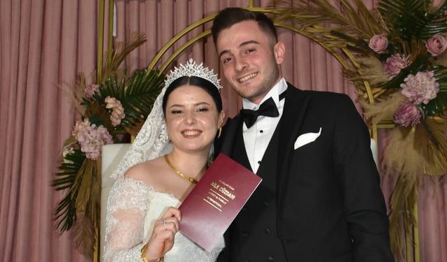Genç Çift Muhteşem Bir Düğünle Dünya Evine Girdi
