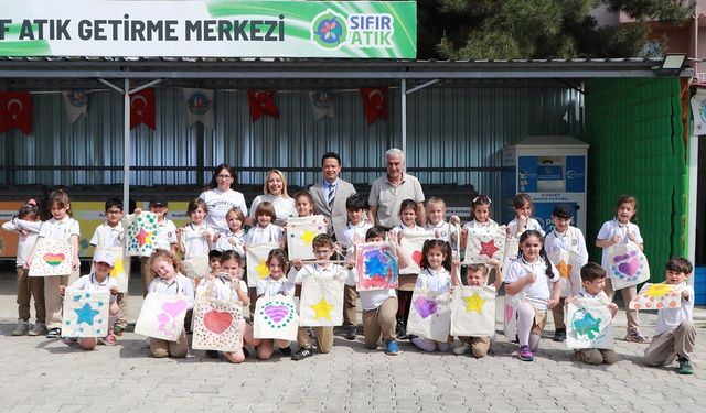 Minik Öğrenciler Geri Dönüşümü Sıfır Atık Tesisinde Öğrendi