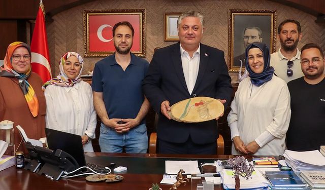 Başkan Gürel'den Halk Eğitim Merkezi Öğretmenlerine Teşekkür