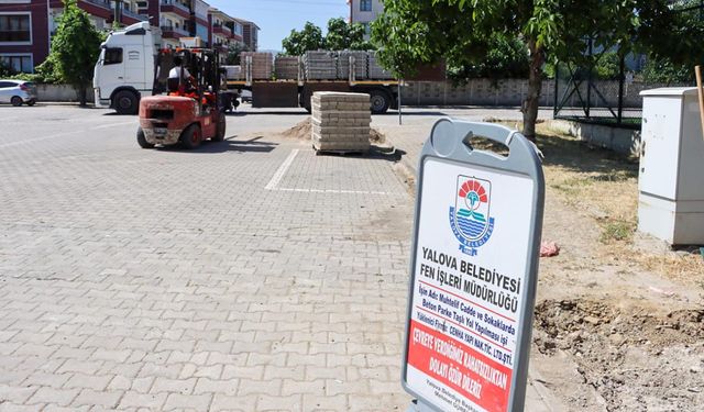 Yalova Belediyesi’nden Mahallelere Parke Yol Ve Bordür Çalışması