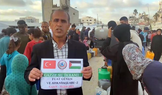 Yalovalı Esnaftan Gazzelilere Su Yardımı