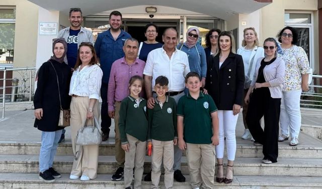 Gülkent İlkokulu Öğretmenlerinden, Eski Müdürlerine ‘Vefa Ziyareti’